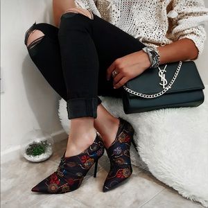 NWT Zara Woman Chain Print Court Shoe Pumps